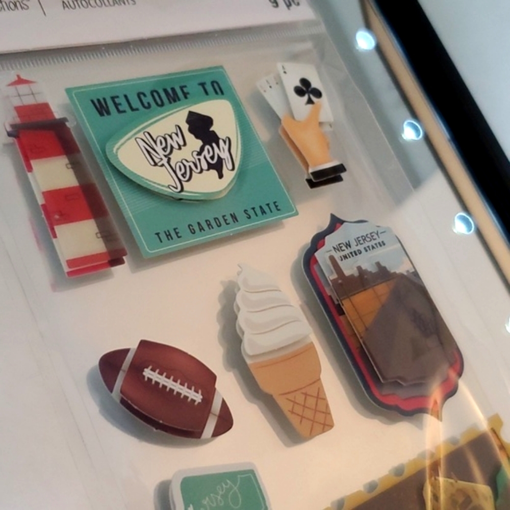 RECOLLECTIONS NEW JERSEY STICKERS
